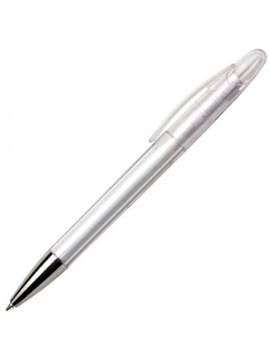 Plastic Pen Legacy Transparent Retractable Penswith ink colour Black